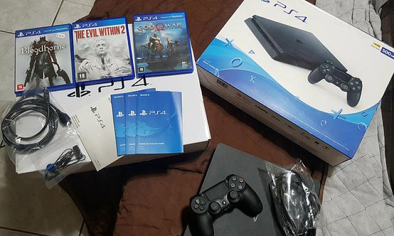 Ps4 Com Apenas 4 Mes...