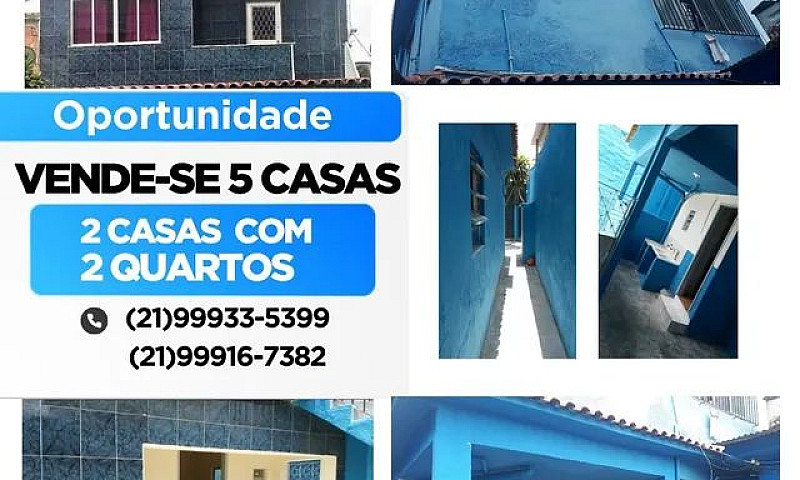 Vende-Se 5 Casas Pel...