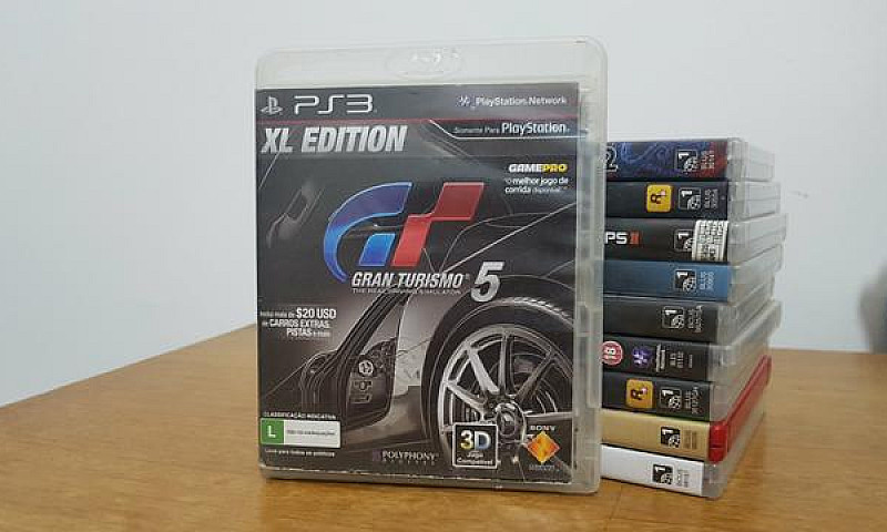 10 Jogos Ps3 Origina...