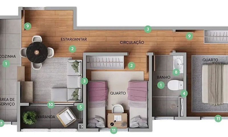 Apartamento Em Jardi...