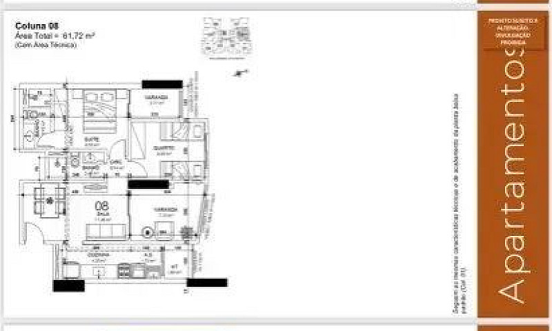 Apartamento 2 Quarto...