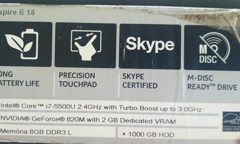Notebook Acer Aspire...