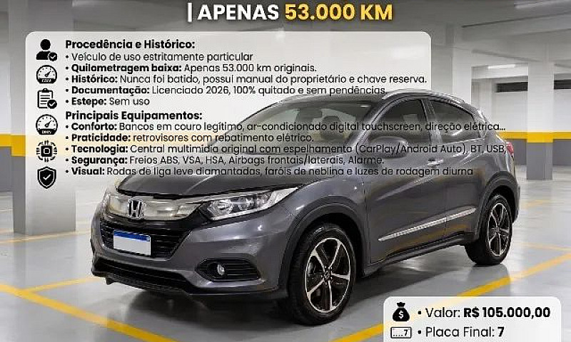 Honda Hr-V Exl 1.8 F...