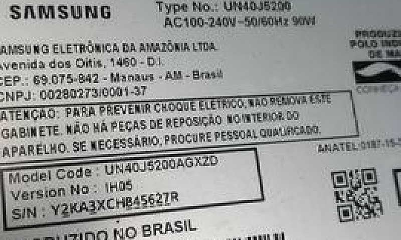 Tvs Tela Quebrada...