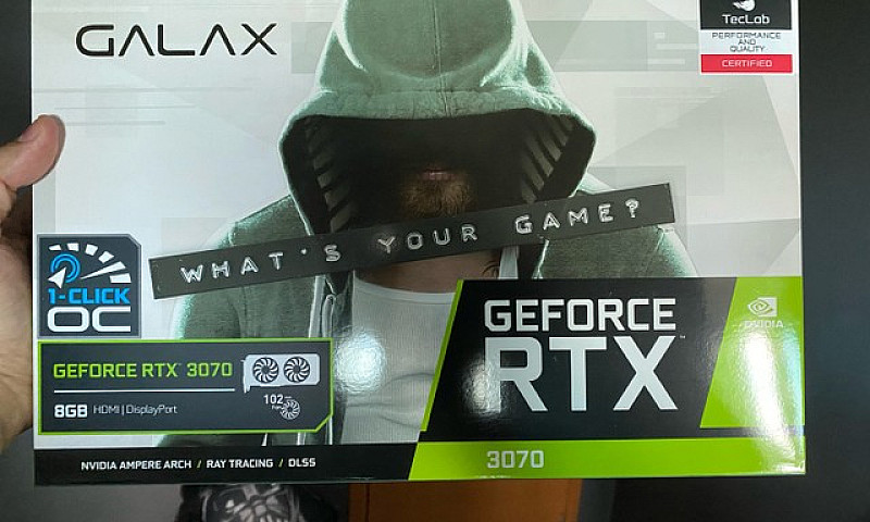 Galax Rtx 3070 1 Mês...