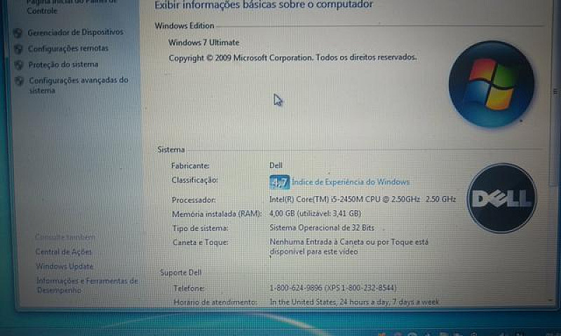 Notebook Core I5 4Gb...