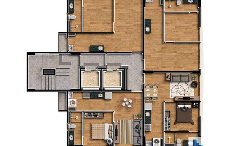 Apartamento Com 1 Do...