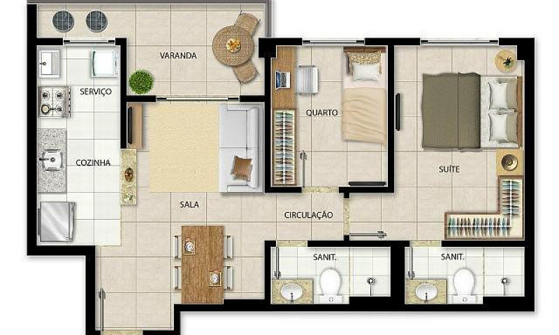 Apartamento Em Brota...