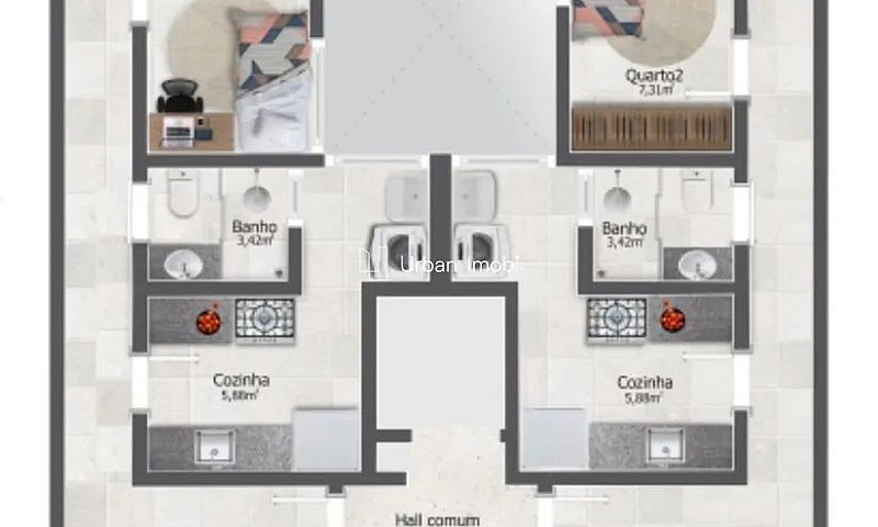 Apartamento Novo Com...
