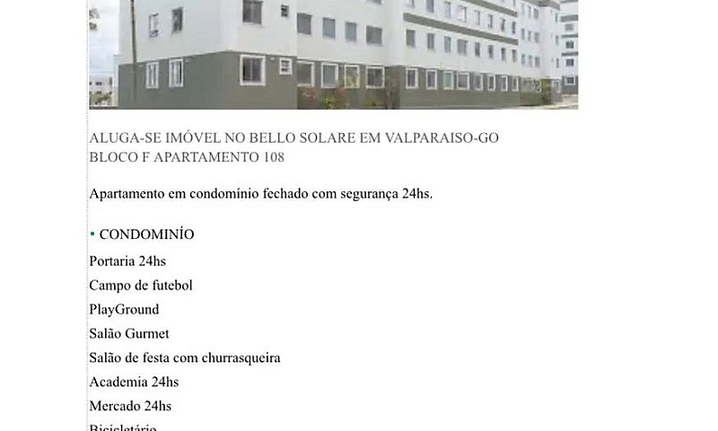 Alugo Apartamento Se...
