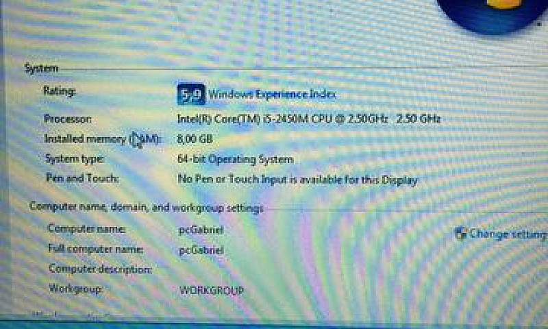Notebook Dell I5...
