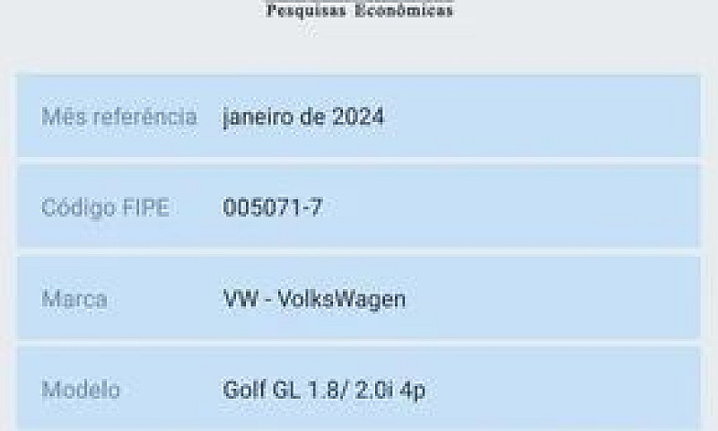 Golf 1.8 1997 Comple...