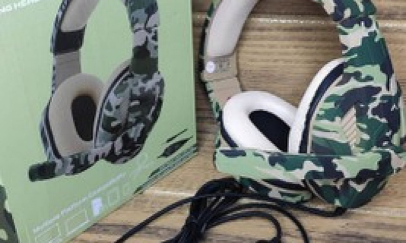 Headset Gamer Camufl...