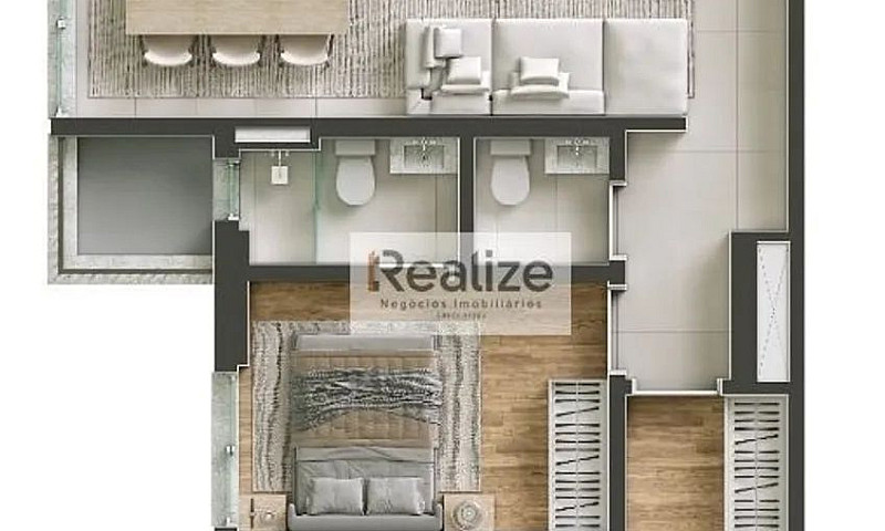 Apartamento 2 Suítes...