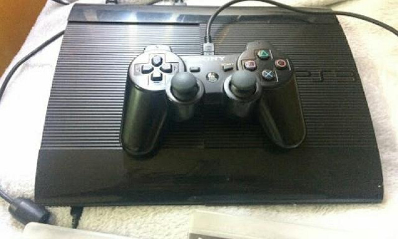 Ps3 Slim Semi Novo B...