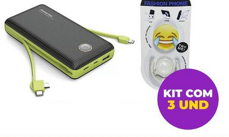 Kit 3 Bateria Extern...