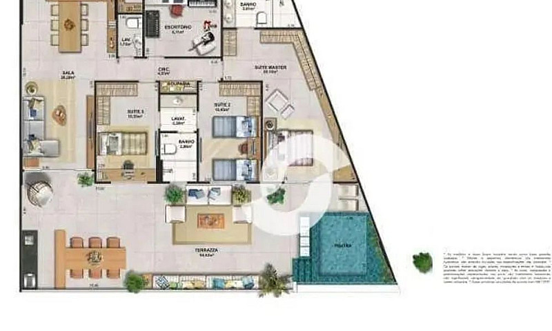 Apartamento Com 3 Do...