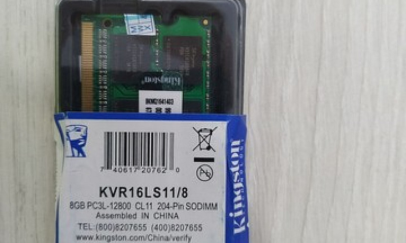 Memória Ram 8Gb 1X8G...