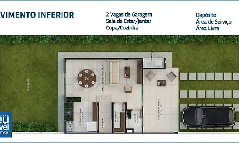 114-Casa Duplex Em C...