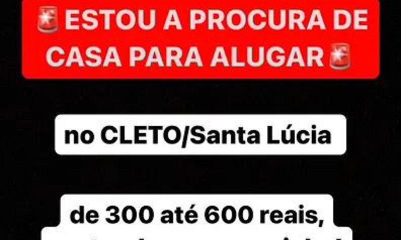 Alugo Casa No Cleto/...