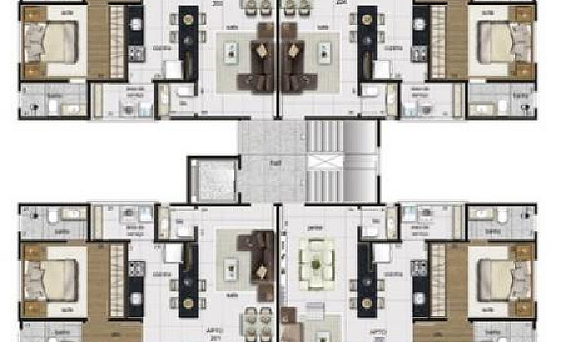 Apartamento 03 Quart...