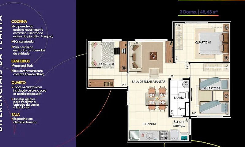 Apartamentos De 3 Do...