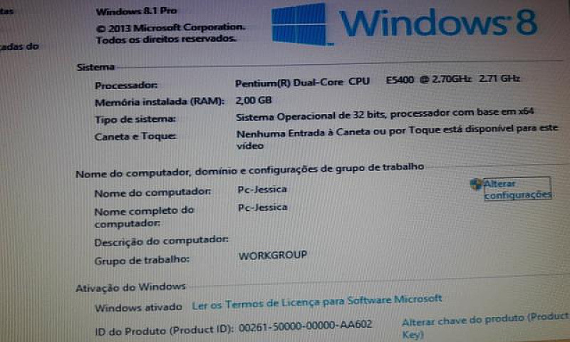 Computador Seminovo...