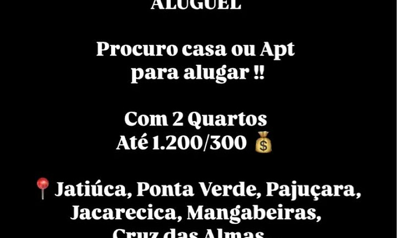 Procuro Casa Ou Apar...