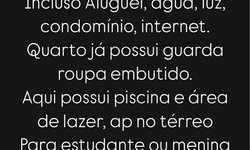 Vaga Feminina/ Quart...