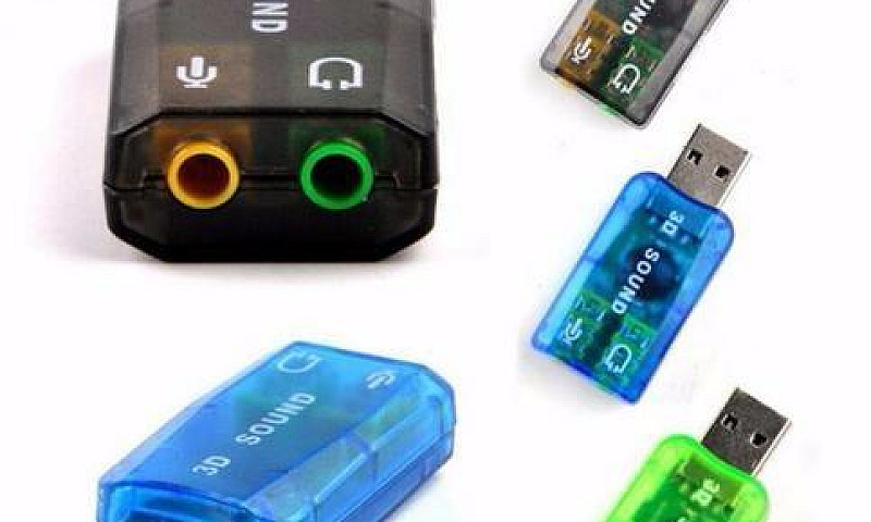 Placa De Som Usb...