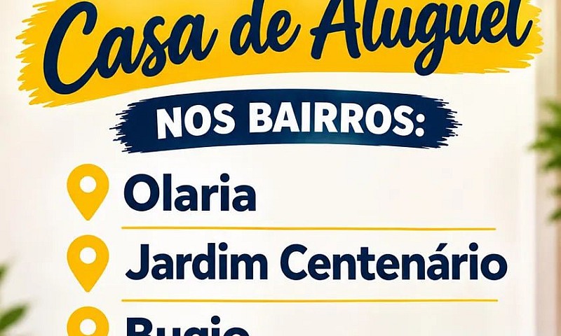 Casa Para Alugar...