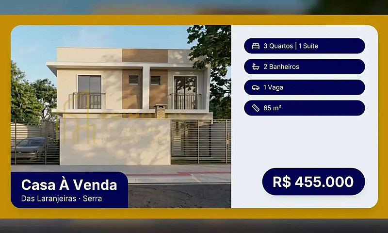 Casa Com 1 Suíte E Q...