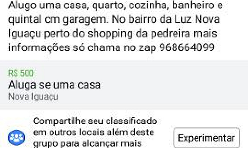 Alugo Uma Casa...