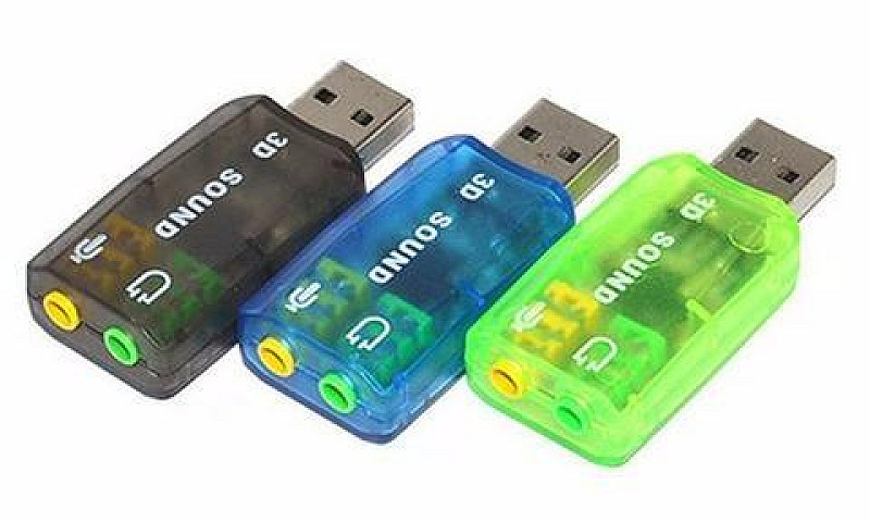 Placa De Som Usb...