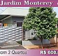 Locação; Casa Com 3 Quartos No Jd. Monterey Em Sarandi