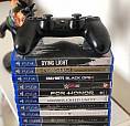 Controle Ps4 + Jogos - Leia