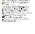 Aluga-Se Kitnet No Bairro Araés
