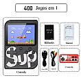 (Novo) Game Box Av Portátil Retro Com Controle 400 Jogos Mine Tv