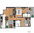 Super Lançamento No Jardim Aquarius. Easy Home Aquarius. Apartamentos 1 E 2 Dorms