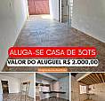 Alugo Casa 03Q Senador Canedo 