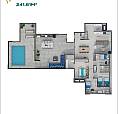 4 Quartos, 2 Suítes, 2 Semi-Suite, 2 Vagas, 241,61M2, Águas Claras 