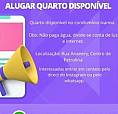 Procura-Se Menina Para Alugar Quarto Disponível