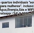 Quartos Para Moças Em Sobrado Com Garagem No Alto Umuarama, Livre 
