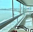 Locação Anual, Frente Mar, Ultimo Andar, Finamente Mobiliado - Vista Unica!