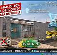  ? Apucarana-pr: Casa 2q + 1 Vaga + Terreno 180m² ? R$ 70.167,73! 50,24% Desconto! Fgts A