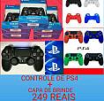 Controle De Ps4 + Capa De Brinde