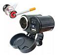 Tomada Carregador Para Moto 12v 5v Usb Carrega Celular Gps