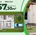 2-Casas No Araçagy, Condominio Rafaela, Construtora G D R   57M² Com 2/4