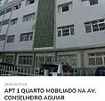 Apt Mobiliado 1 Quarto Na Conselheiro Aguiar 