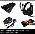 Kit Gamer Completo Top De Linha